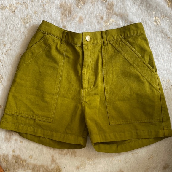 Big Bud Press Pants - NEW big bud press classic work shorts in olive green M
